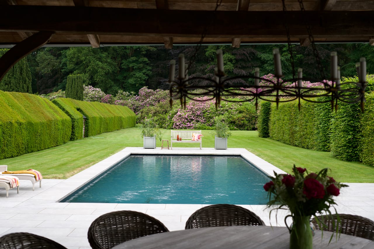 Pool House interior