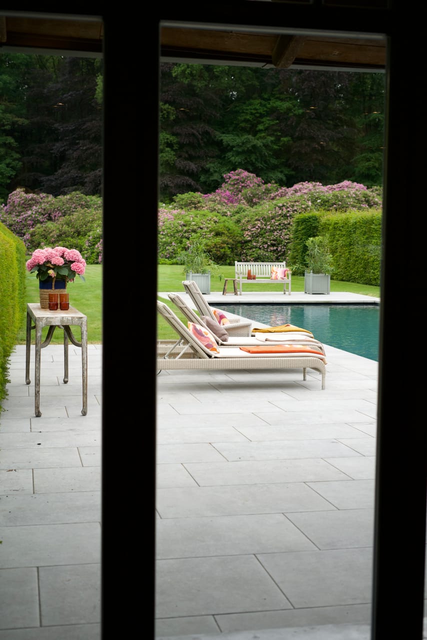 Pool House interior