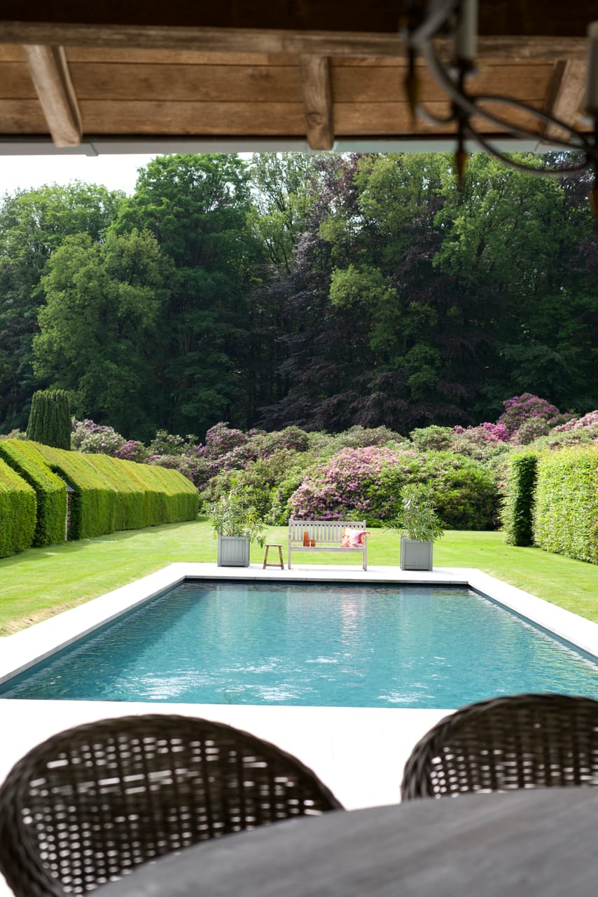 Pool House interior