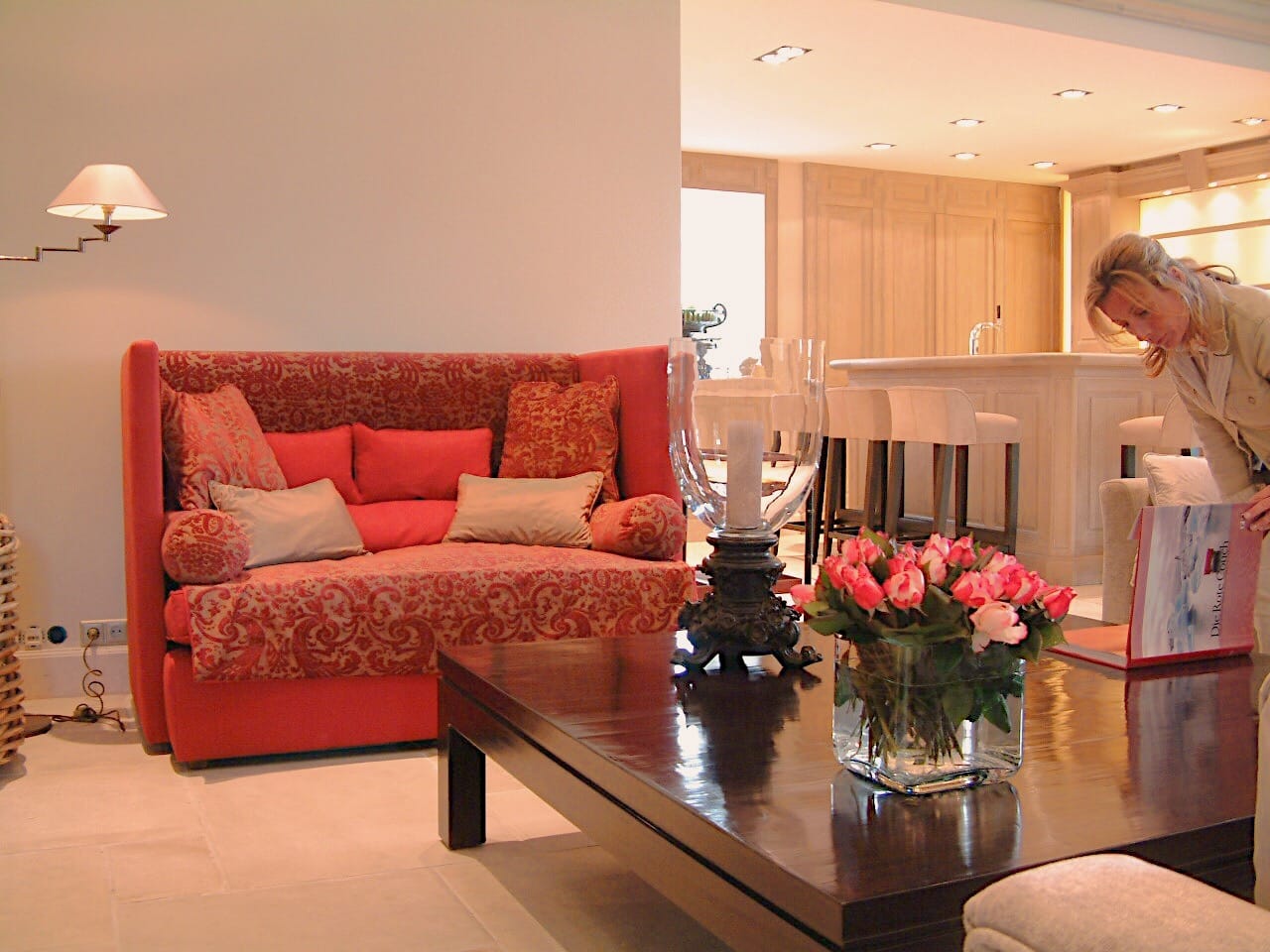 The Timber Frame House interior
