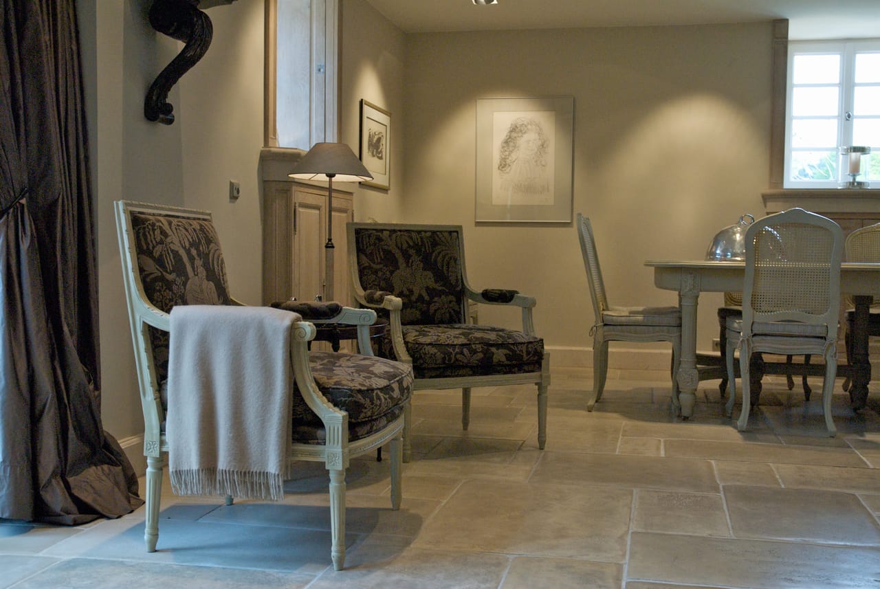 The Timber Frame House interior